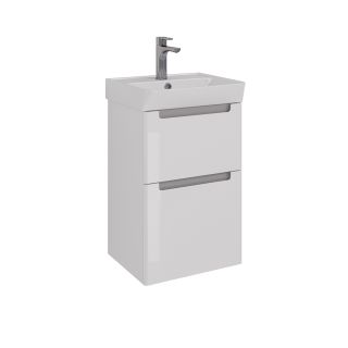 Тумба под раковину Lemark Buno LM04B45T 45 см белый глянец