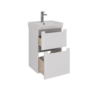 Тумба под раковину Lemark Buno LM04B45T 45 см белый глянец