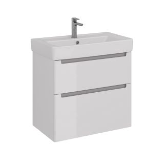 Тумба под раковину Lemark Buno LM04B80T 80 см белый глянец