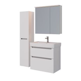 Тумба под раковину Lemark Buno LM04B80T 80 см белый глянец