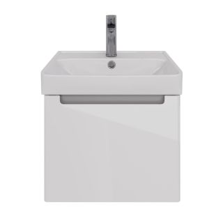 Тумба под раковину Lemark Buno mini LM05BM50T 50 см белый глянец