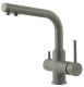 Смеситель для кухни Lemark Comfort LM3061PGS с подключением к фильтру питьевой воды серый шёлк