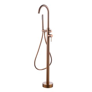 Смеситель для ванны напольный Knotlor SS-27/RB, бронза