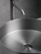 Раковина AltroBagno Luna 001002 MtGr из нержавеющей стали оружейная сталь