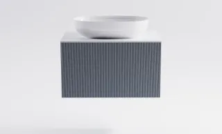 Тумба с раковиной Astra-Form М-40 4631177713507 70 см голубой матовый