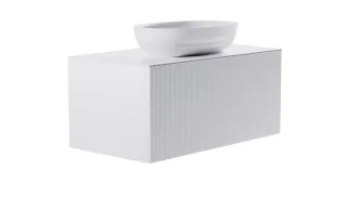 Тумба с раковиной Astra-Form М-40 4631177713651 90 см белый матовый