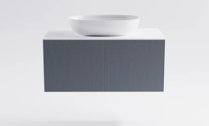 Тумба с раковиной Astra-Form М-40 4631177713620 90 см голубой матовый