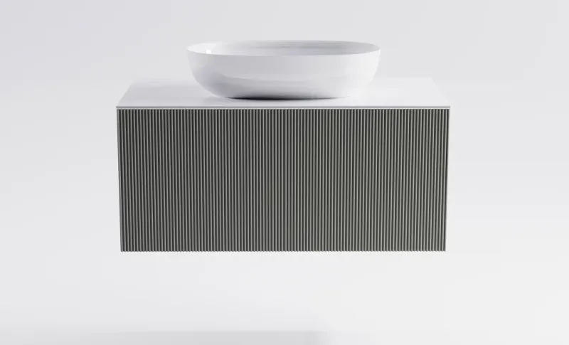 Тумба с раковиной Astra-Form М-40 4631177713262 100 см серый матовый