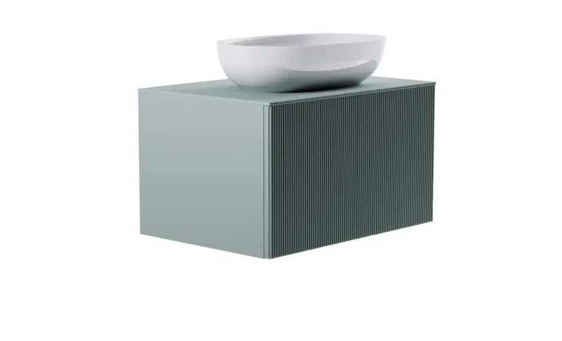 Тумба с раковиной Astra-Form М-40 4631177714771 80 см зелёный матовый