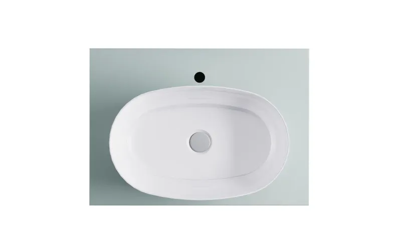 Тумба с раковиной Astra-Form М-40 4631177714719 70 см зелёный матовый