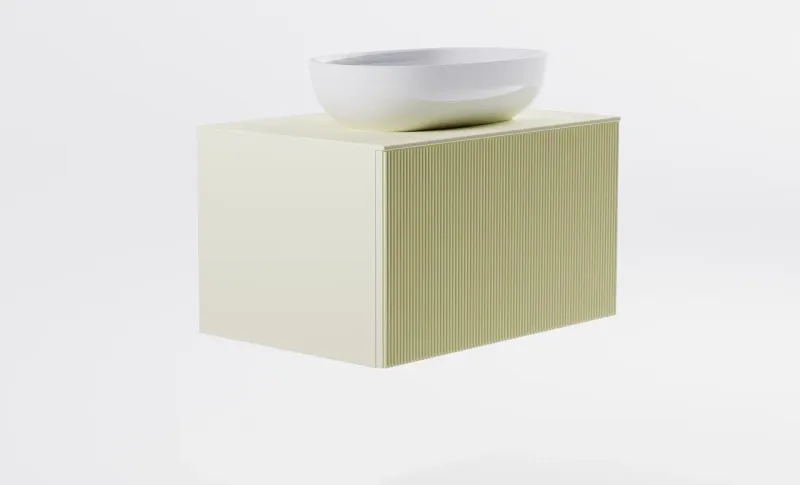 Тумба с раковиной Astra-Form М-40 4631177714795 80 см бежевый матовый