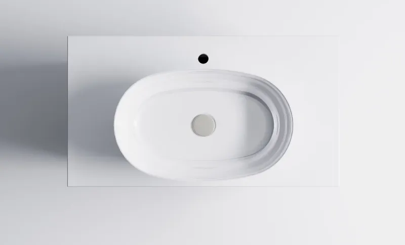 Тумба с раковиной Astra-Form М-40 4631177713644 90 см серый матовый