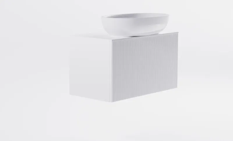 Тумба с раковиной Astra-Form М-40 Slim 4631177716010 80 см белый матовый