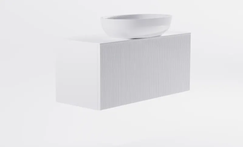 Тумба с раковиной Astra-Form М-40 Slim 4631177716133 100 см белый матовый