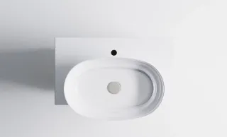 Тумба с раковиной Astra-Form М-40 Slim 4631177714481 70 см серый матовый