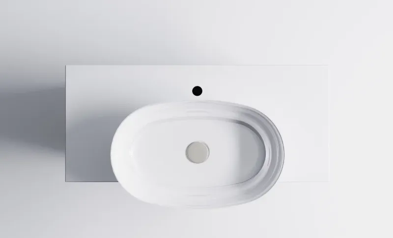 Тумба с раковиной Astra-Form М-40 Slim 4631177714597 90 см голубой матовый