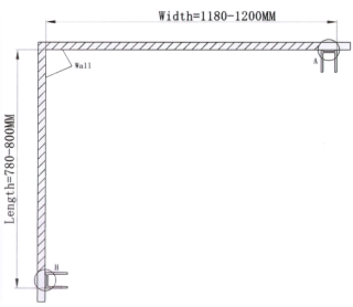 Душевой уголок Cerutti SPA MARBELLA120-R 120x80см хром
