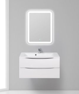 Тумба под раковину BelBagno подвесная 90x53см Bianco Opaco MARINO-900-2C-SO-BO-P