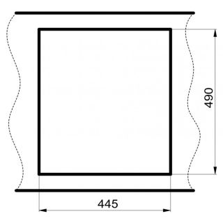 Мойка для кухни Milacio Murcia 46 Cuarzo MC.77033 серый металлик