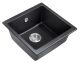 Мойка для кухни Milacio Leon 45 Cuarzo MC.77091 чёрный матовый