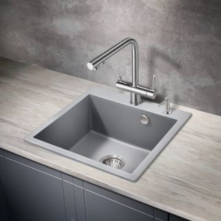 Смеситель для кухни Milacio Ultra MCU.559.SS  под фильтр с краном для питьевой воды нержавеющая сталь