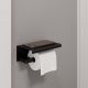 Держатель для туалетной бумаги Milacio Ultra MCU.953.MB чёрный матовый