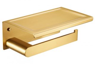 Держатель для туалетной бумаги Milacio Ultra MCU.963.GD брашированное золото