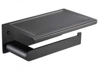 Держатель для туалетной бумаги Milacio Ultra MCU.963.MB чёрный матовый