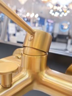 Смеситель для ванны AltroBagno Metropoli 0219 OrSp матовое золото