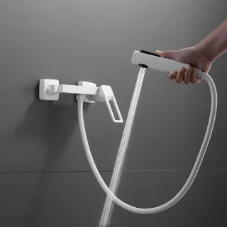 Гигиенический душ со смесителем Shevanik S6805C-1 белый