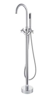 Напольный смеситель для ванны Swedbe Spira 4002 хром
