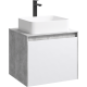 Подвесная тумба под раковину Aqwella Mobi MOB0106BS+MOB0706W 60 см