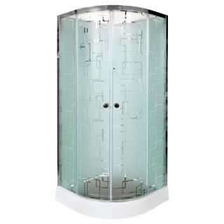 Душевая кабина Deto ЕМ1580 с электрикой (эл.) 80х80х220 см