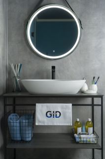 Раковина Gid N9062 51117 накладная белая 66.5x44x15