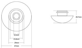 Накладка на слив для раковины ABBER AC0014Regen хамелеон