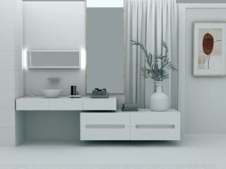 Раковина Montebianco Nemi 11102 40см белый