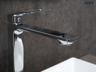Смеситель высокий для раковины Gid Niagara L057-CH-D L057CHD хром