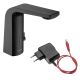 Сенсорный смеситель для раковины Swedbe Europe 6020B-220 с блоком питания чёрный