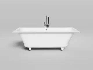 Ванна из искусственного камня Salini Orlanda Axis S-Sense 103213G 170x75см белый глянцевый