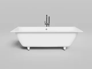 Ванна из искусственного камня Salini Orlanda Axis S-Stone 103222MRF 180x80см RAL полностью