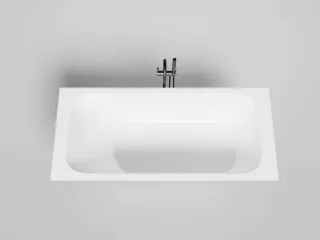 Ванна из искусственного камня Salini Orlanda Kit S-Sense 102112GRF 180x80см RAL полностью