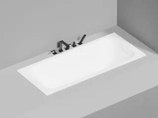 Ванна из искусственного камня Salini Orlanda Kit S-Sense 102112GRH 180x80см RAL снаружи