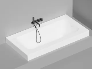 Ванна из искусственного камня Salini Orlanda Plus Kit S-Sense 102114GRF 190x100см RAL полностью