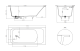 Ванна из искусственного камня Salini Orlanda Kit S-Sense 102111MRF 170x70см RAL полностью