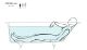 Ванна из искусственного камня Salini Ornella Kit S-Sense 102412G 180x80см белый глянцевый