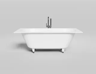 Ванна из искусственного камня Salini Ornella Axis Kit S-Sense 104713M 170x70см белый матовый