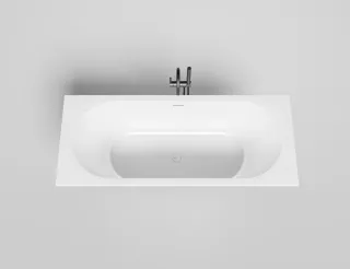 Ванна из искусственного камня Salini Ornella Axis Kit S-Stone 104723M 170x70см белый матовый