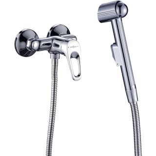 Смеситель для душа Decoroom с гигиеническим душем хром DR37058