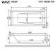 Гидромассажная ванна Whitecross Wave 0101.180080.100.SOFT.CR 180x80см Soft хром