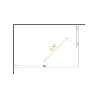 Душевой уголок RGW PA-040B 3508104082-14 80x120см чёрный